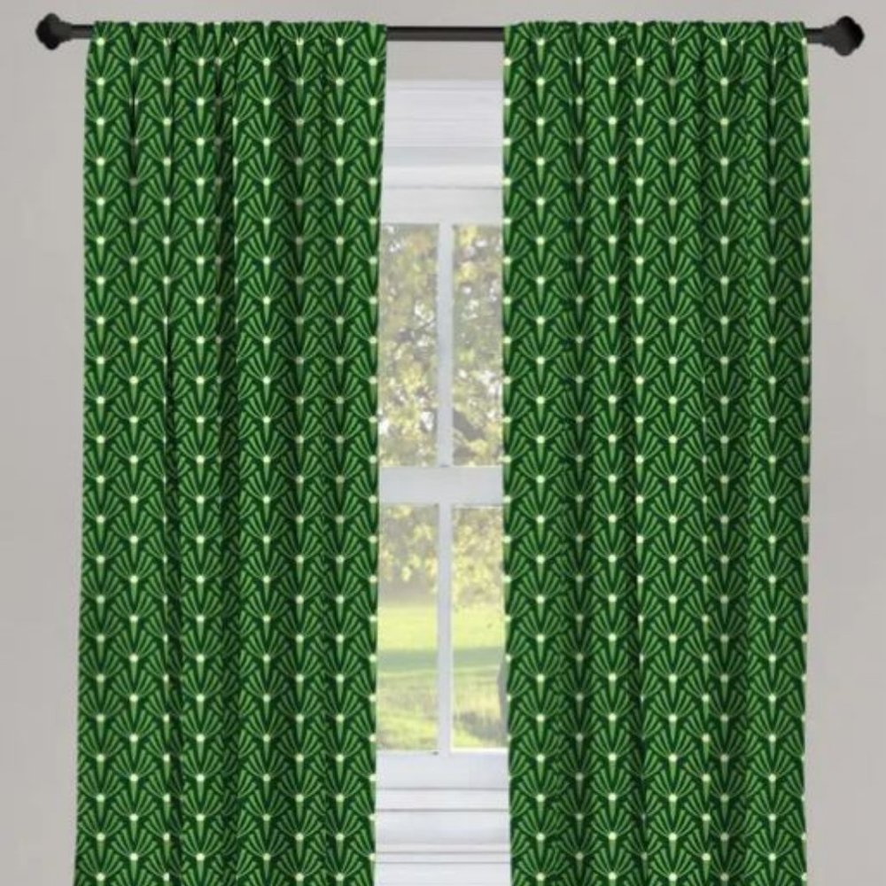 Microfiber Rod Pocket Sliding Curtains